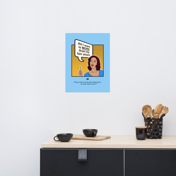 More Than My Fair Share Poster