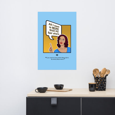 More Than My Fair Share Poster