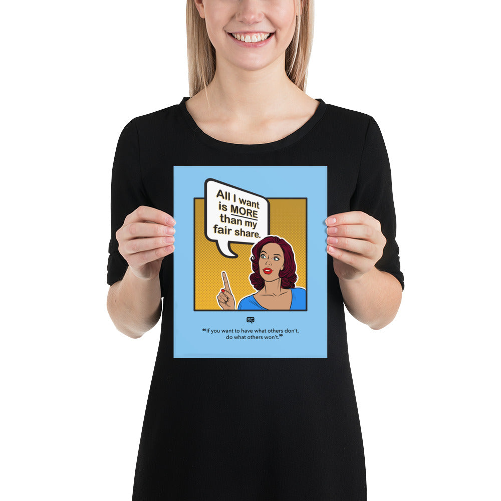 More Than My Fair Share Poster