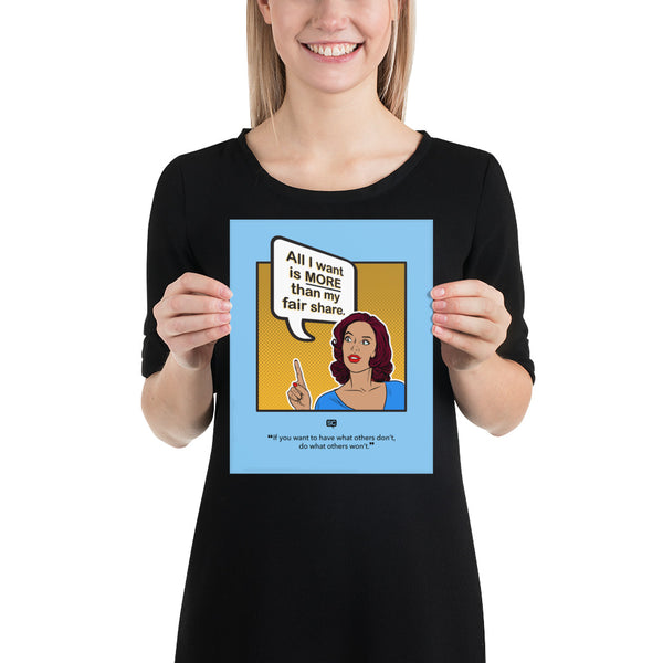 More Than My Fair Share Poster