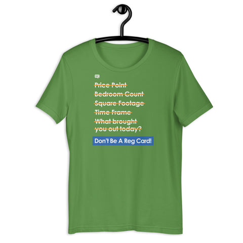 Don't Be A Reg Card Unisex T-Shirt
