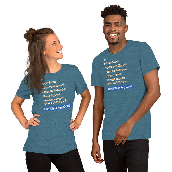 Don't Be A Reg Card Unisex T-Shirt